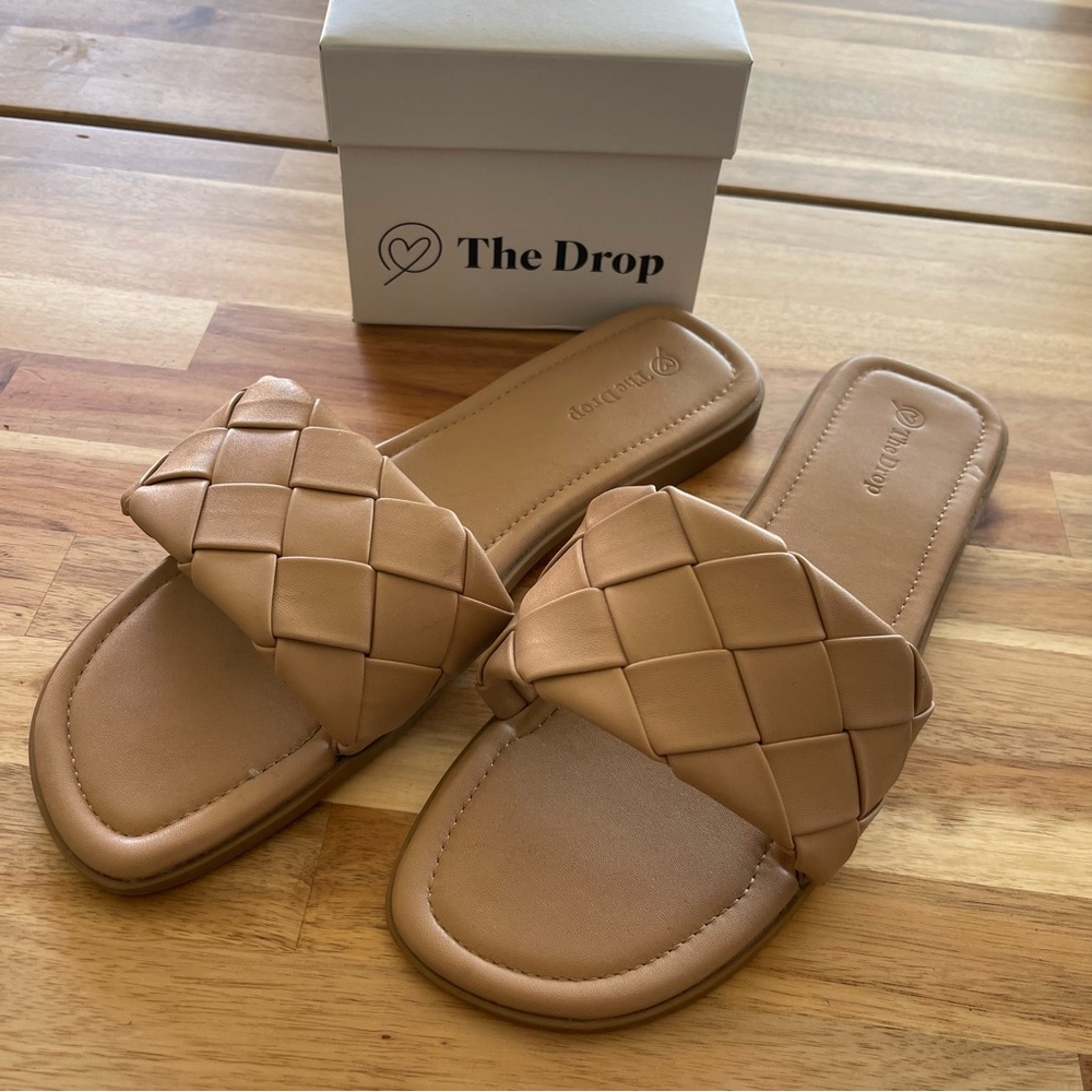The Drop Carlyn Open Toe Sandals Praline